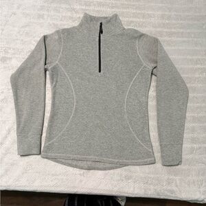 Women’s EVERLAST 1/2 Zip Fleece Pullover Shirt Size Large Gray
